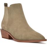 Yerly Bootie In Olive Suede At Nordstrom Rack - Green - Nine West Boots