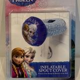 Disney Bath | Disneys Frozen Tub Spout Cover-Inflatable-Easy To Use-Prevent Head Bumps-New | Color: Blue | Size: One Package