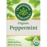 Traditional Medicinals, Organic Peppermint, Tea Bags, 16 Count
