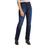 Levi's Women's Denim Pants and Jeans Cobalt - Cobalt Distressed Classic Bootcut Jeans - Women