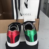 Gucci Shoes | Children's Ace Gucci Signature Sneaker | Color: Black | Size: 3b