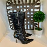 Nine West Shoes | Leather Boots | Color: Black | Size: 6.5