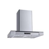 Winflo 30" 286 CFM Convertible Island Range Hood in Stainless Steel in Gray, Size 30.0 W x 23.62 D in | Wayfair WH155C30HR