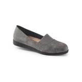 Haband Euro-Flex by Beacon Womens Flats with Stretch, Pewter, Size 9 Medium, M