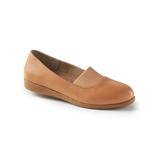 Haband Euro-Flex by Beacon Womens Flats with Stretch, Camel, Size 9 Medium, M