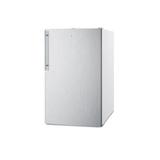 Summit Appliance 20" Wide General Purpose All-Freezer, Stainless Steel in White, Size 34.0 H x 23.0 W x 19.25 D in | Wayfair FS407LWSSHV