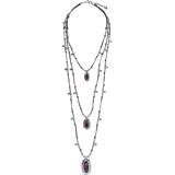 Warriors Silver Plated Swarovski Crystal Pendant Beaded Layered Necklace At Nordstrom Rack - Metallic - Uno De 50 Necklaces