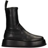 Rosie 11 Combat Boots In Leather - Black - GIA X RHW Boots