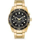 Sport Goldtone Stainless Steel Chronograph Bracelet Watch - Black - Bulova Watches