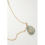 Fabergé - Heritage 18-karat Gold, Enamel And Diamond Necklace - one size