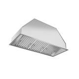 Ancona 34" 600 CFM Ducted Insert Range Hood in Stainless Steel in Gray, Size 12.0 H x 34.0 W x 14.25 D in | Wayfair AN-1313