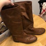 American Eagle Outfitters Shoes | Brown American Eagle Knee-High Boots 10 Wide | Color: Brown | Size: 10w