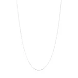 Belk Silverworks Women's Silver Tone Snake Chain At 18 Inches