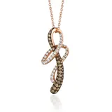 Le Vian® 7/8 Ct. T.w. Diamond Pendant Necklace In 14K Rose Gold