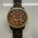 Michael Kors Accessories | Michael Kors Tortoise & Gold Watch | Color: Black/Brown | Size: Os