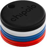 Chipolo ONE Bluetooth Tracker Black, White, Blue, Red, 4-Pack CH-C19M-4COL-R