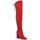 Ceeya 9x9 Over The Knee Heeled Boot - Red - Nine West Boots