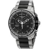 Ds Master Chronograph Quartz Chronometer Black Dial Watch - Black - Certina Watches