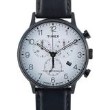 Waterbury Chronograph Quartz Grey Dial Watch - Gray - Timex Watches