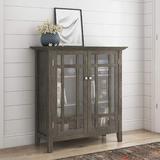 Gracie Oaks Dynetta 39" W x 42.2" H x 17" D Free-Standing Bathroom Cabinet Manufactured Wood in Gray, Size 42.2 H x 39.0 W x 17.0 D in | Wayfair