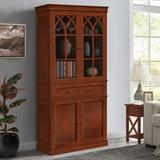 Mercury Row® Rollison Cabinet Wood in Brown, Size 72.0 H x 35.0 W x 15.35 D in | Wayfair 2185AE76D5E541F3B38A0CC4524F413D