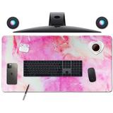 Inbox Zero Demeyer Large Decorative Desk Pad in Pink, Size 0.0 H x 31.5 W x 15.75 D in | Wayfair BF3894E7B1784E8594ED858403C09CEA