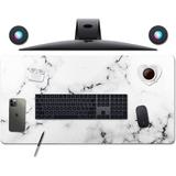 Inbox Zero Demetrus Decorative Mouse Desk Pad in White, Size 0.0 H x 31.5 W x 15.75 D in | Wayfair DC4A4E0C9D8346E9881842EB84E3A5C6