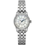 Railroad Lady Quartz Mother-of-pearl Stainless Steel Bracelet Strap Watch - Metallic - Hamilton Watches