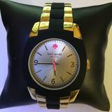Kate Spade Accessories | Kate Spade Skyline Champagne Dial Watch | Color: Black/Gold | Size: Os