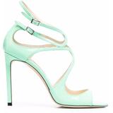 Lang 100 Sandal In Mint Green Patent Leather - Green - Jimmy Choo Heels