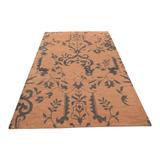 Red Barrel Studio® kids Hand Knotted Wool Area Rug Floral N00913 Wool in White, Size 96.0 W x 0.75 D in | Wayfair 43246BC1FF8745B0AE09333EB4B67E30