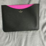 Kate Spade Tablets & Accessories | Kate Spade New York Leather Tablet Sleeve | Color: Black/Pink | Size: 14x10x0.25