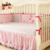 lightinformation 3 Piece Crib Bedding Set Cotton in Pink, Size 13.15 W in | Wayfair 06YYX7263ZOGD0B0ZJOM5