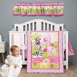 lightinformation 3 Piece Crib Bedding Set Cotton in Pink, Size 13.15 W in | Wayfair 07YYX7263XLTDOXYYJDEZ