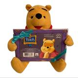 Disney Accents | Disney Winnie-The-Pooh Plush 4x6 Picture Frame | Color: Gold/Red | Size: 7x7x5