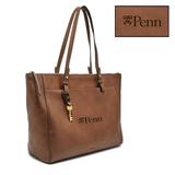 Women's Fossil Brown Pennsylvania Quakers Leather Rachel Tote