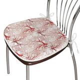 East Urban Home Cefola Monochrome Watercolor Image of Leafless Fall Autumn Tree Branches Peaceful Print Indoor/Outdoor Chair Pad Cushion Polyester