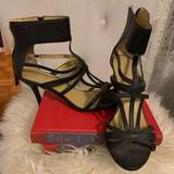 Nine West Shoes | Classy & Comfy Size 7 Nine West High Heeled Sandals Perfect For You | Color: Black | Size: 7
