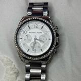 Michael Kors Accessories | Michael Kora Watch Ml5165 Worn But In Good Condition And Not Missing Crystals | Color: Silver | Size: Os