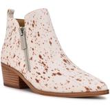 Single Pointy Toe Bootie In White Multi Pony At Nordstrom Rack - White - Nine West Boots