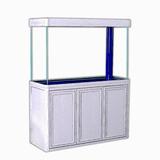 AQUA DREAM 50 Gallons Rectangle Aquarium Tank Glass in White, Size 51.0 H x 14.0 W x 24.0 D in | Wayfair AD-1260-WS