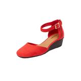 Wide Width Women's The Aurelia Pump by Comfortview in New Hot Red (Size 7 1/2 W)