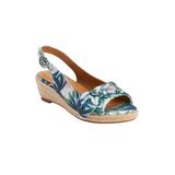 Women's The Zanea Espadrille by Comfortview in Green Leaf (Size 12 M)