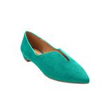Women's The Anya Flat by Comfortview in Turq Jewel (Size 10 1/2 M)
