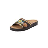 Wide Width Women's The Jody Sandal By Comfortview by Comfortview in Black (Size 9 1/2 W)