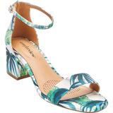 Wide Width Women's The Orly Sandal by Comfortview in Green Leaf (Size 9 W)