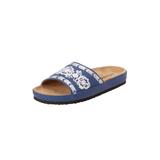 Wide Width Women's The Jody Sandal By Comfortview by Comfortview in Navy (Size 12 W)