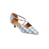 Extra Wide Width Women's The Dawn Pump by Comfortview in Gingham (Size 12 WW)