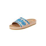 Extra Wide Width Women's The Jody Sandal By Comfortview by Comfortview in Natural (Size 10 WW)