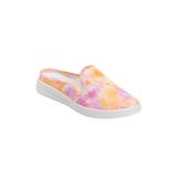 Women's The Camellia Slip On Sneaker Mule by Comfortview in Warm Tie Dye (Size 9 M)